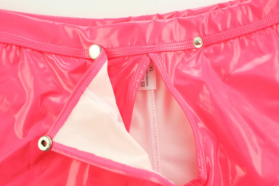 Bóxer Charol, color rosa