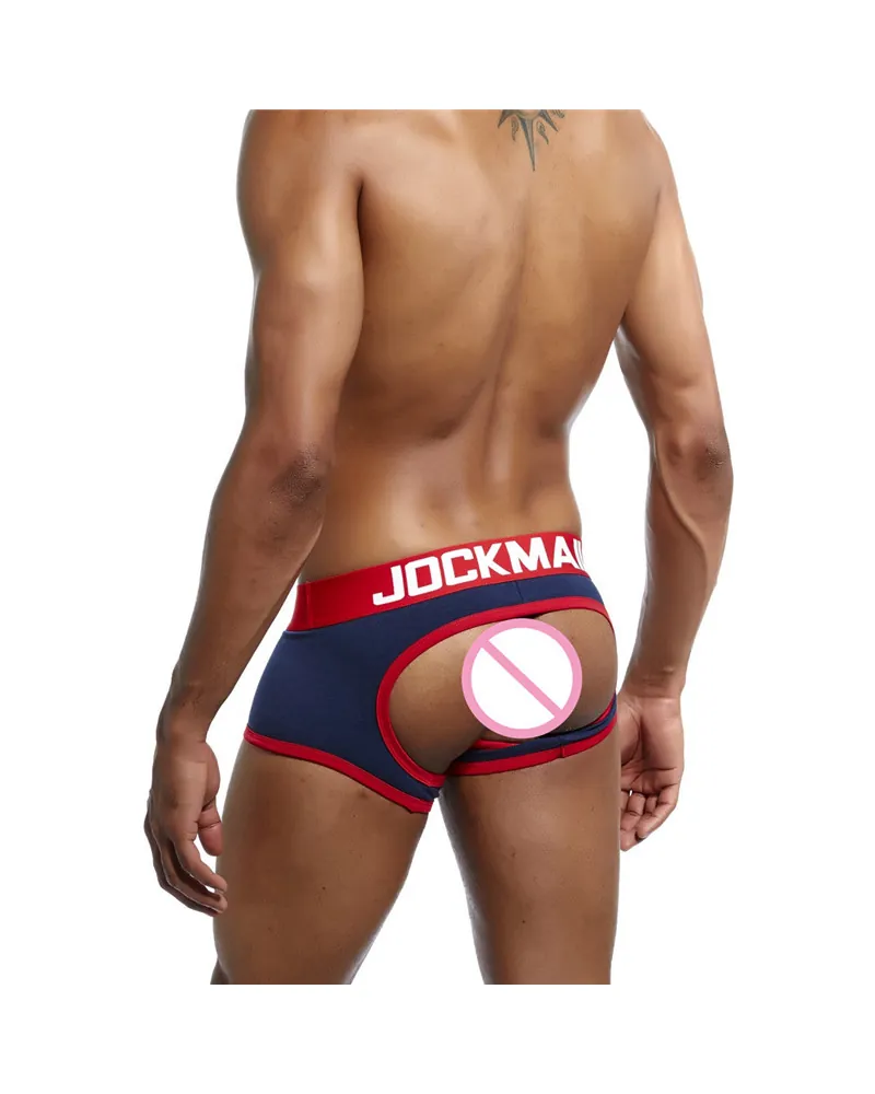 Bóxer Jock, color azul y rojo