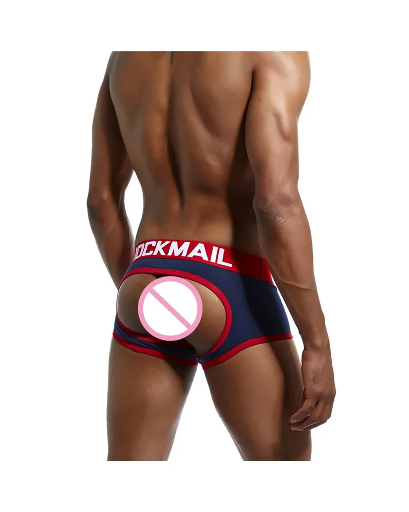 Bóxer Jock, color azul y rojo