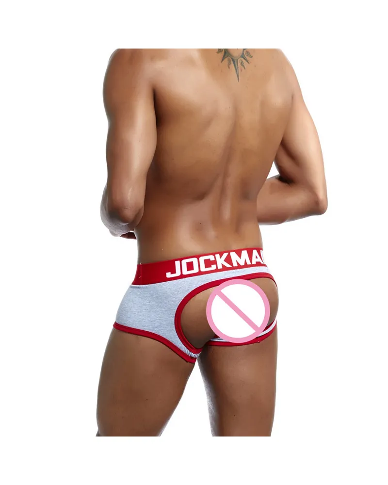Bóxer Jock, color gris rojo
