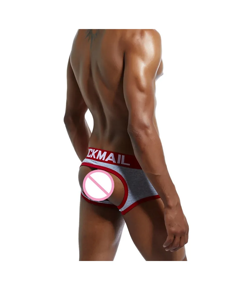 Bóxer Jock, color gris rojo