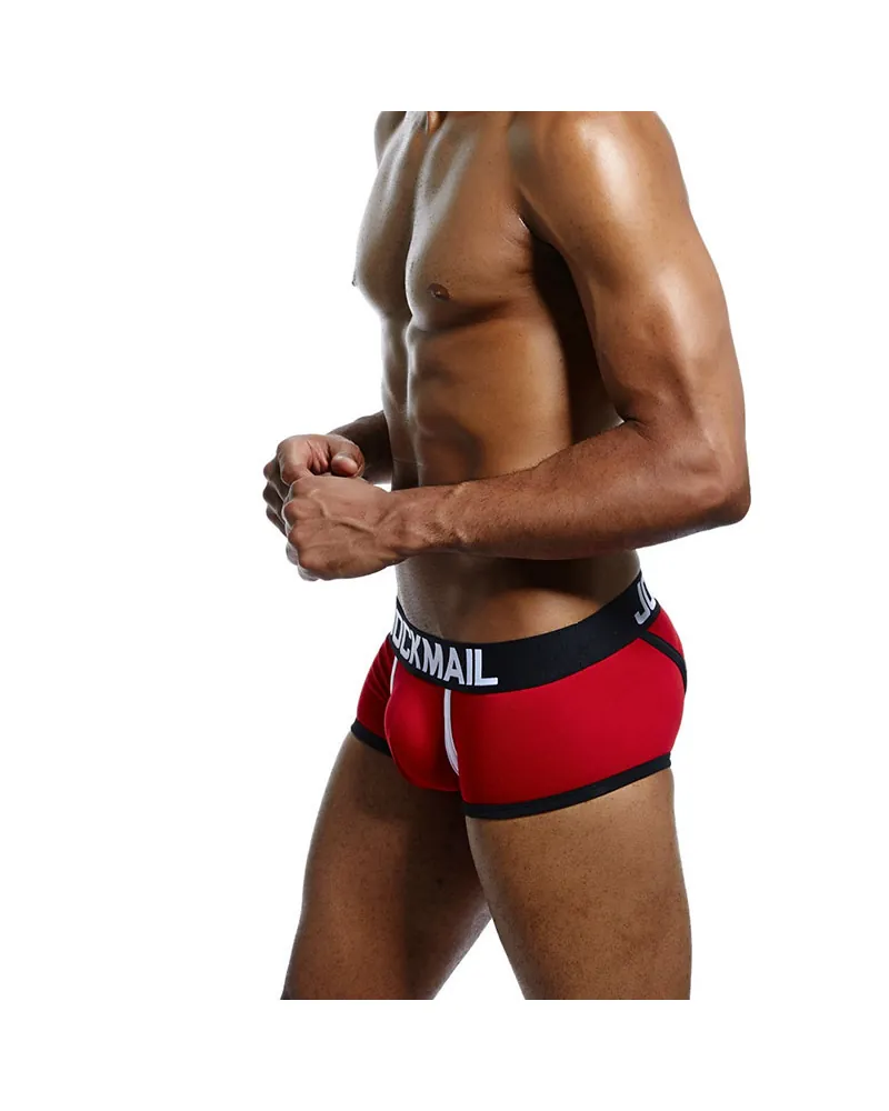 Bóxer Jock, color rojo liso