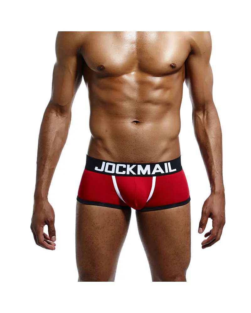 Bóxer Jock, color rojo liso